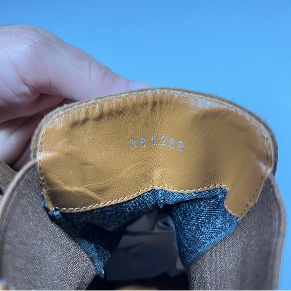 AQUATALIA-Fausta-Cognac Women’s Brown Suede-Slip-On Ankle Bootie-Sz 8 - Picture 10 of 10